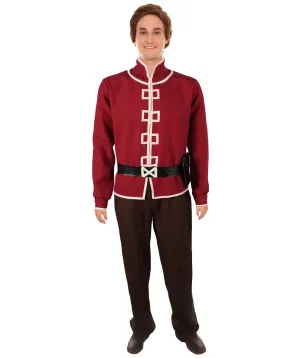 Adult Men’s Fantasy Animated Series Crown Prince Costume | Perfect for Halloween and Cosplay