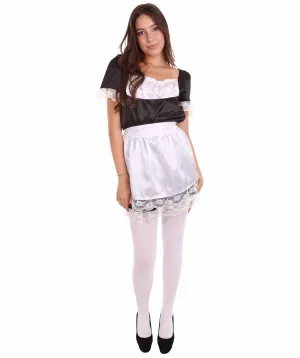 Adult Women's Traditional Maid Uniform Costume | Black Cosplay Costume