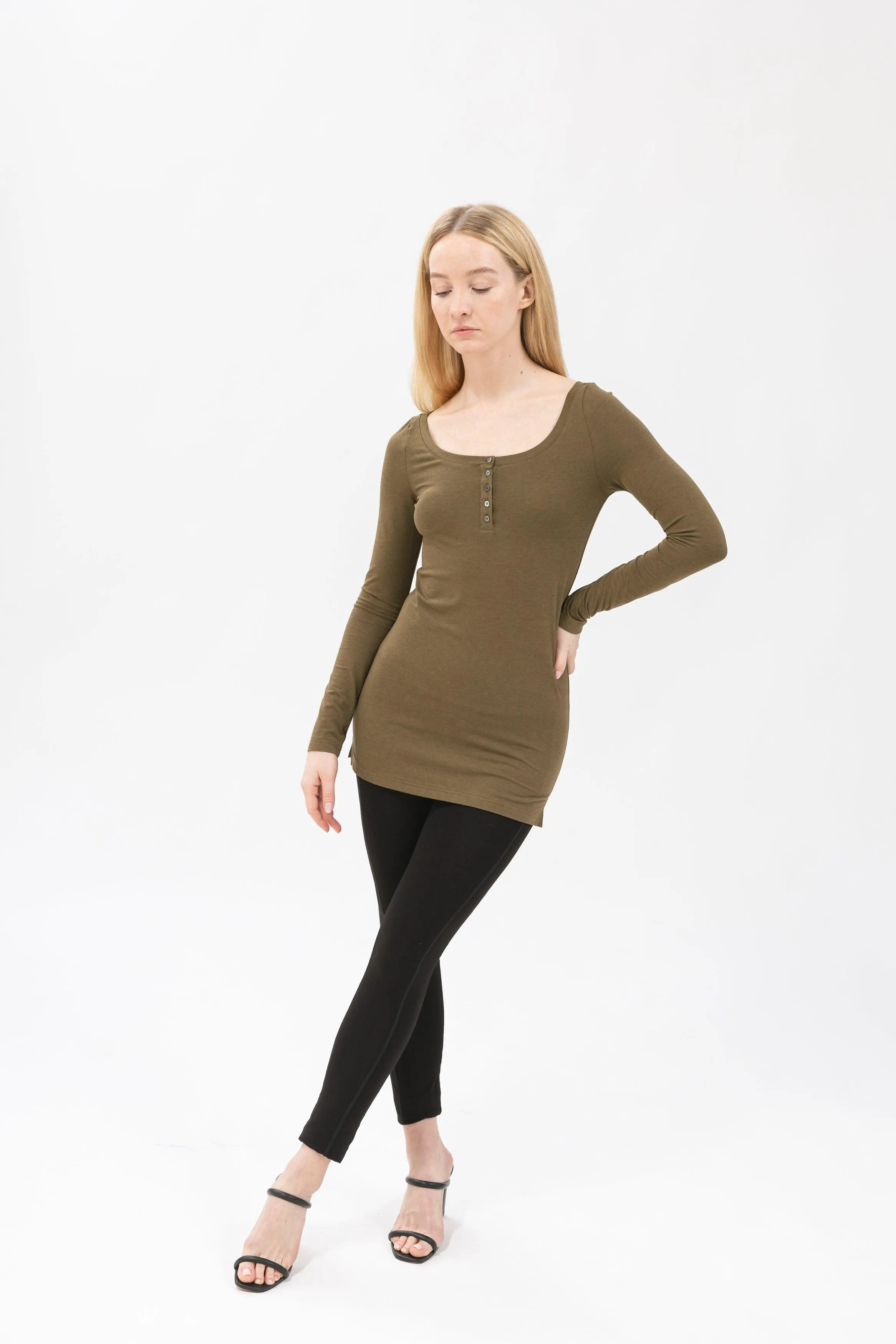 Bamboo Long Sleeve Henley