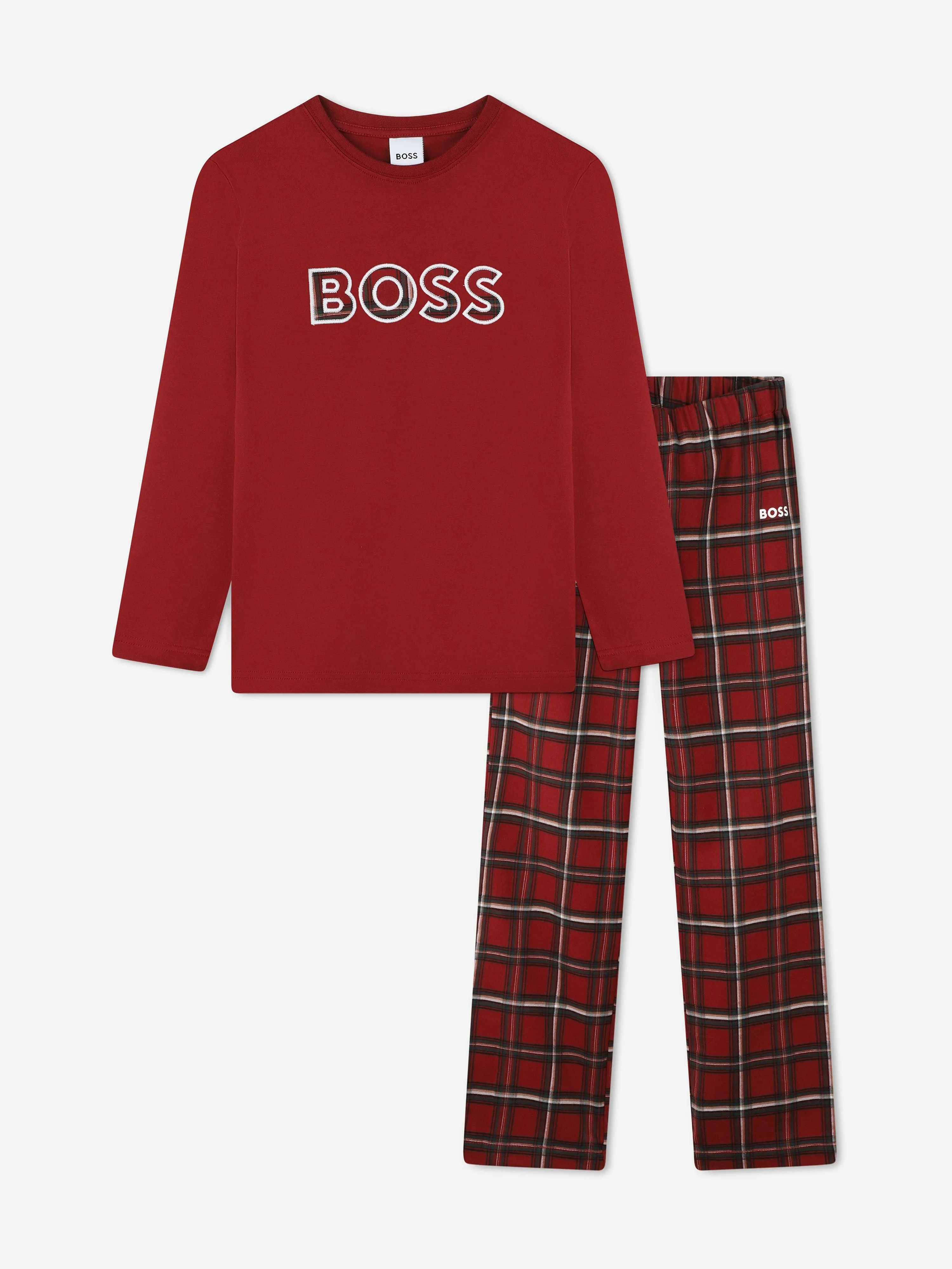 BOSS Boys Pyjamas Set in Brown