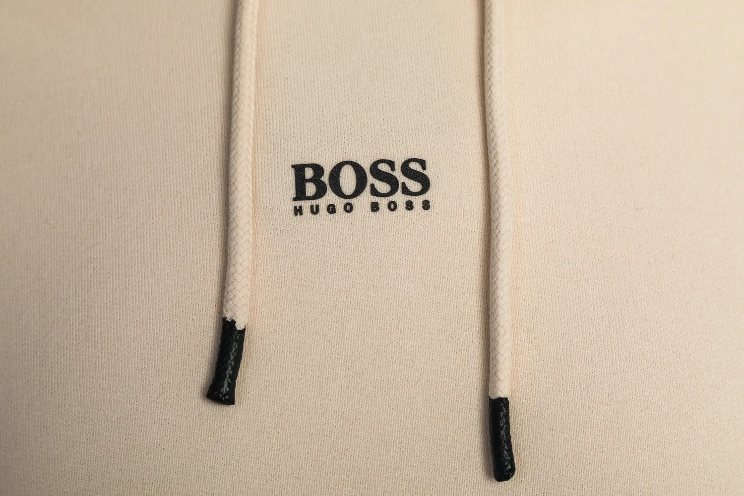 BOSS Weedo 2 Hooded Sweatshirt in Beige