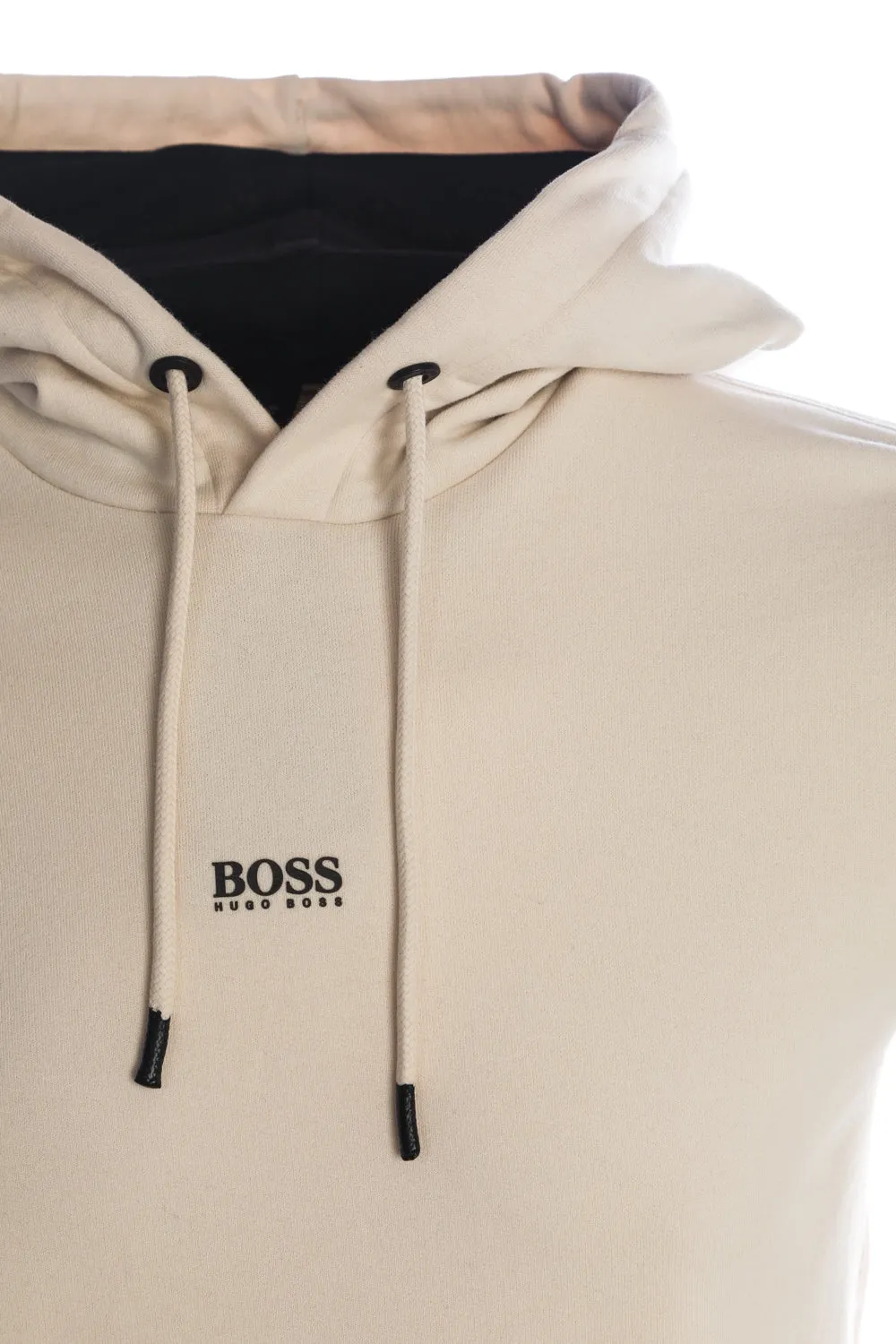 BOSS Weedo 2 Hooded Sweatshirt in Beige