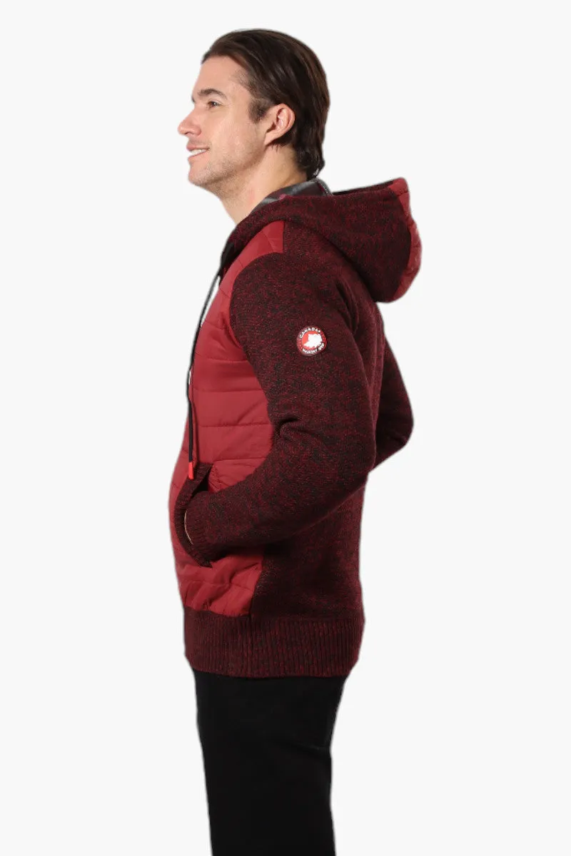 Canada Weather Gear Hooded Fleece Lined Lightweight Jacket - Red