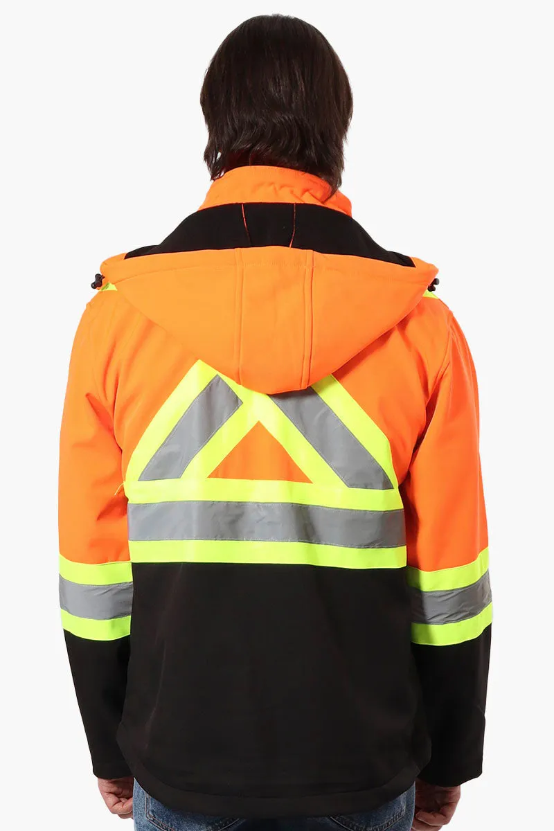 Canada Work Gear Hooded Hi-Vis Lightweight Jacket - Orange