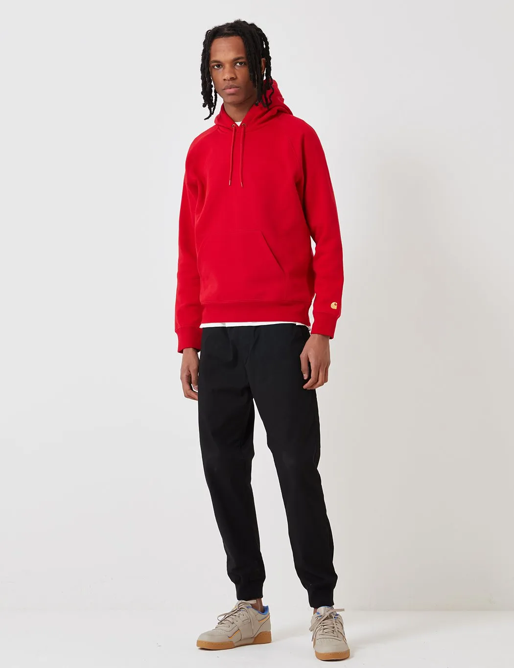 Carhartt-WIP Chase Hooded Sweatshirt - Cardinal Red