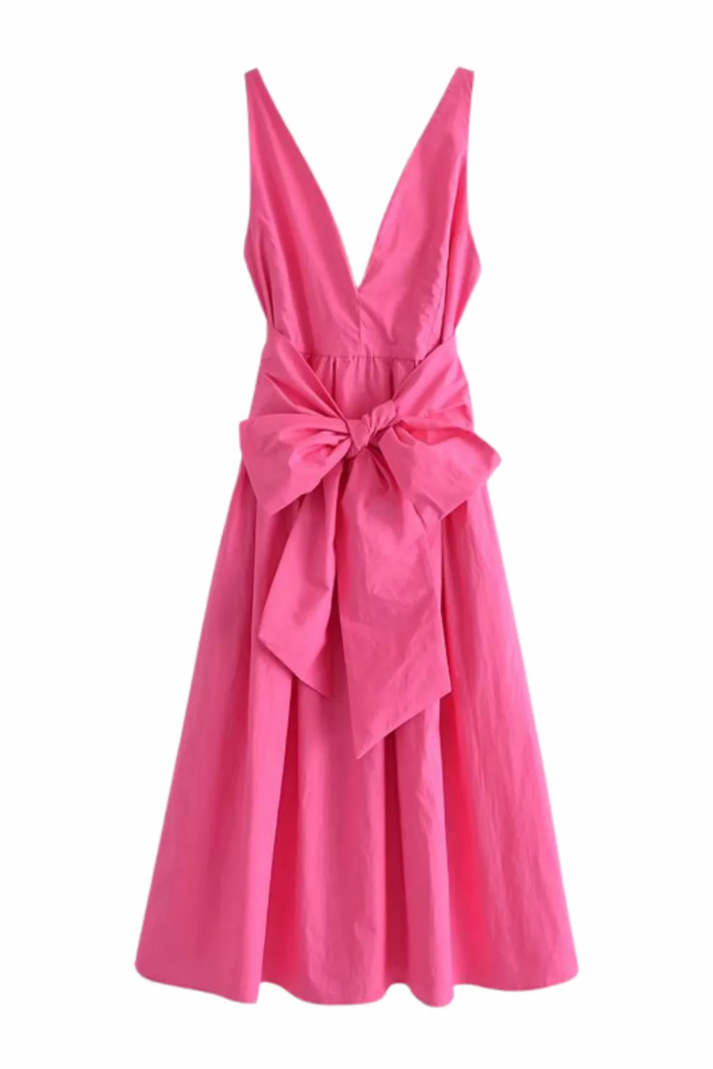 'Davina' Sleeveless Bow-Knot Backless Dress (3 Colors)