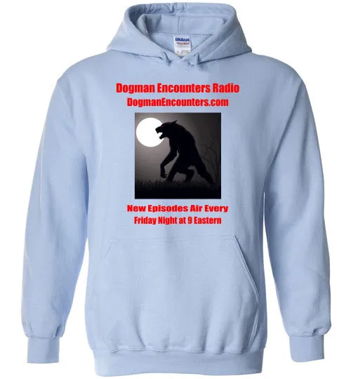 Dogman Encounters Stalker Collection Hooded Sweatshirt (red font)