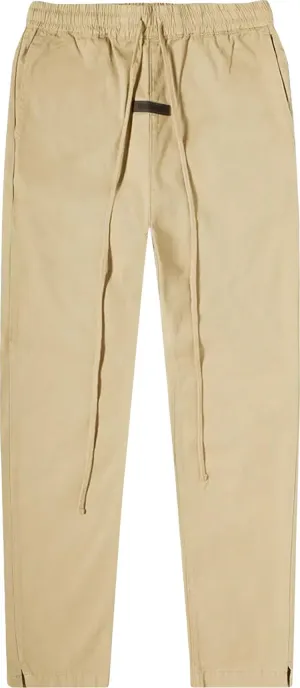 Fear of God Essentials Twill Pants 'Khaki', brown