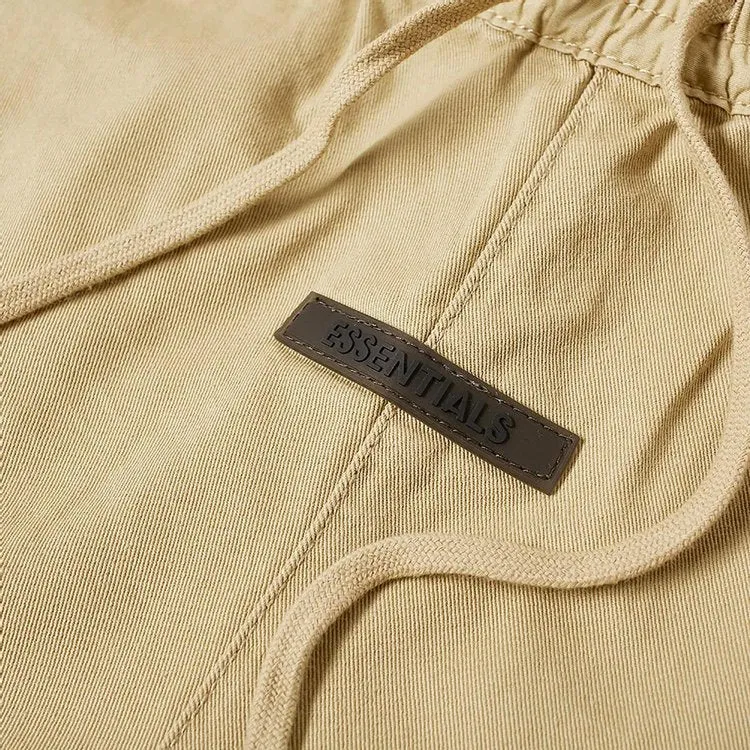 Fear of God Essentials Twill Pants 'Khaki', brown