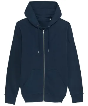 French Navy - Cultivator, unisex iconic zip-thru hoodie sweatshirt (STSM566)