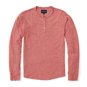 Henley - Japanese Marled Red