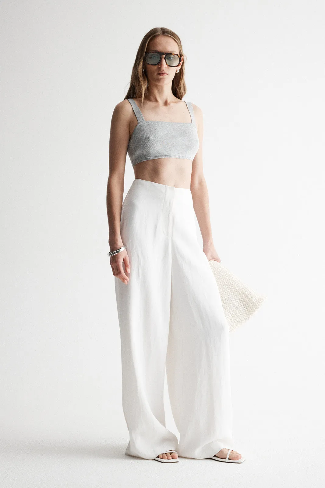 Hina Knit Bralette Chrome