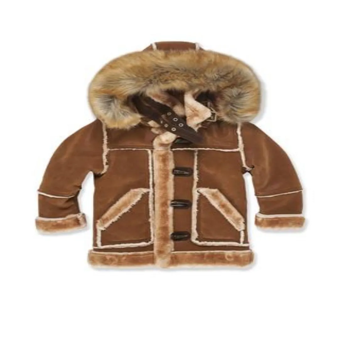 Jordan Craig LEGACY EDITION DENALI SHEARLING COAT Boys - NEW WALNUT