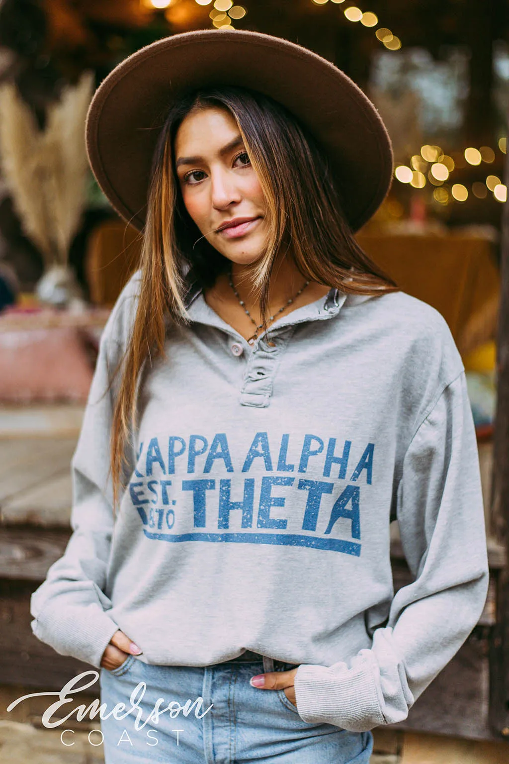 Kappa Alpha Theta PR Thermal Henley