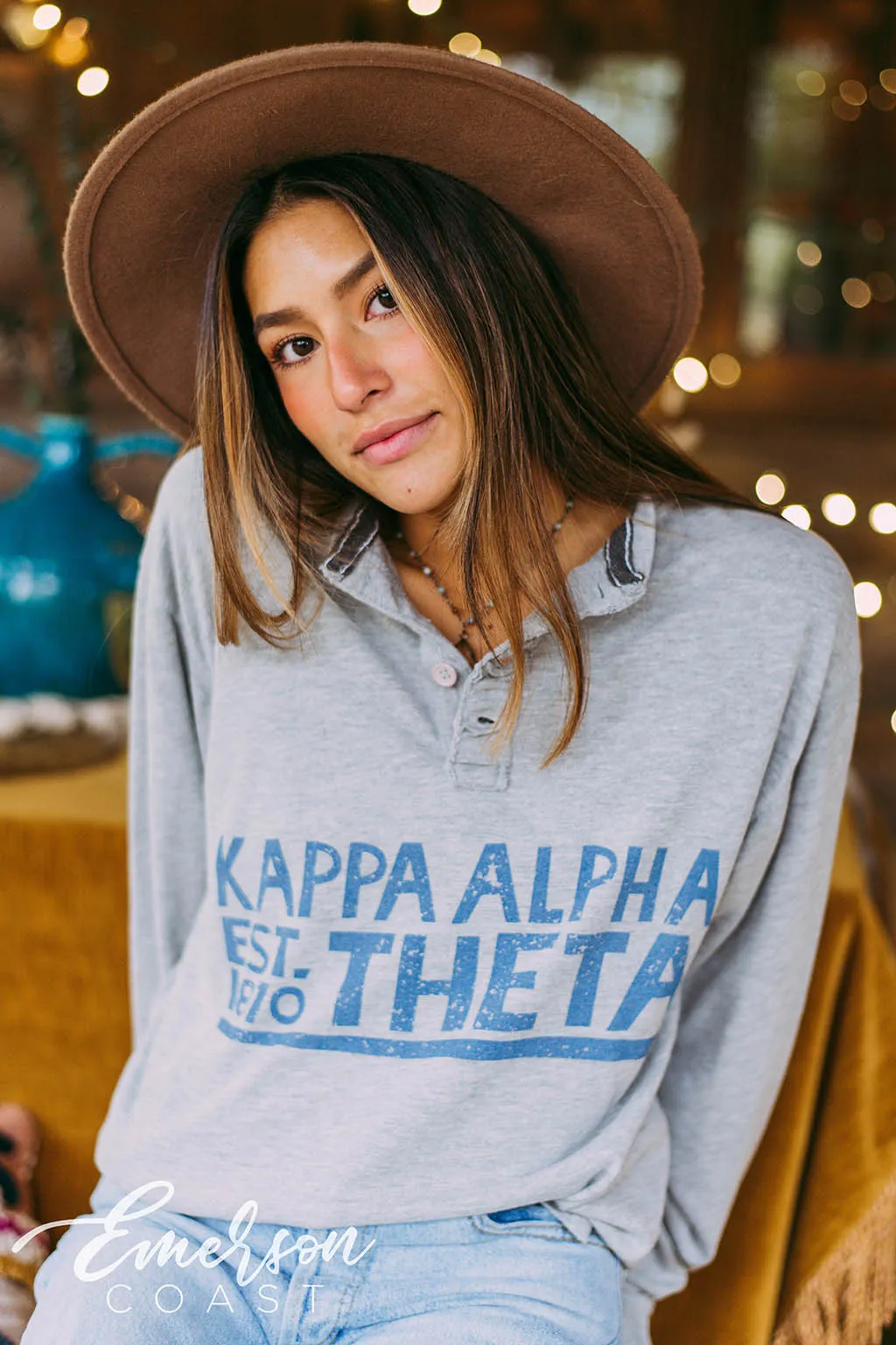 Kappa Alpha Theta PR Thermal Henley