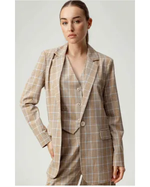 Larissa Blazer Taviara Plaid