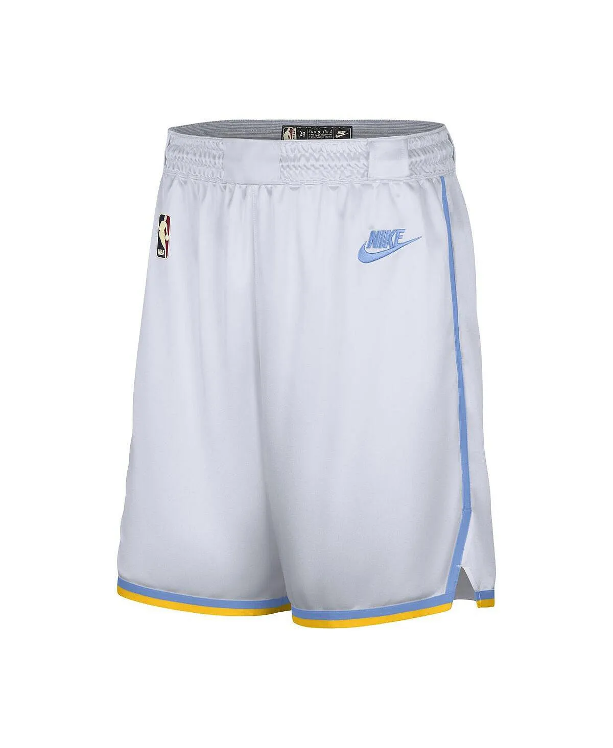 Los Angeles Lakers Men's 2022/23 Classic Edition Nike Swingman Performance White Shorts