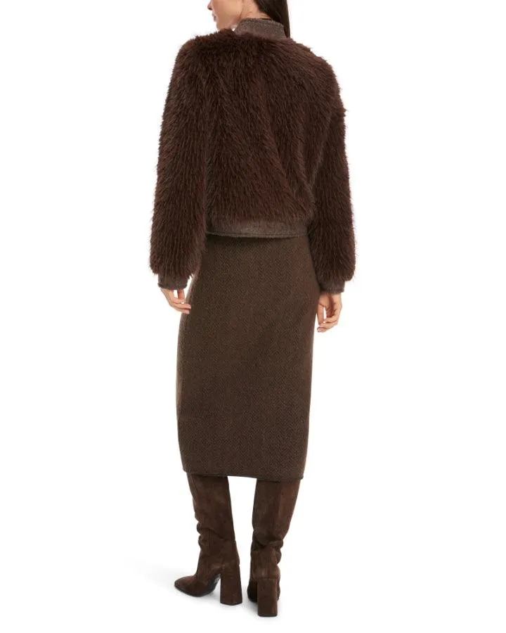 Marc Cain Fun Faux Fur Jacket