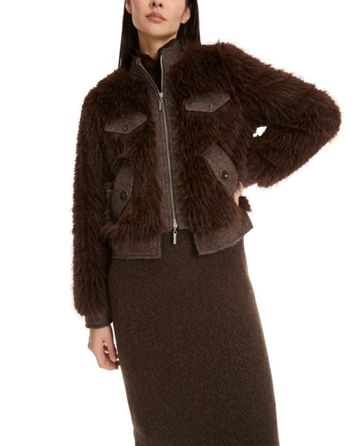 Marc Cain Fun Faux Fur Jacket