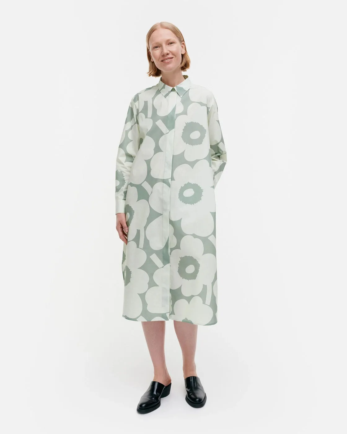 Marimekko Runoelma Unikko Cotton Dress