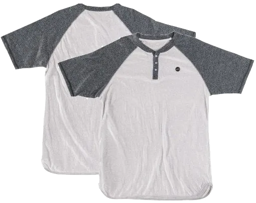 RDS Sidetrack Raglan, Heather Grey Dark Heather