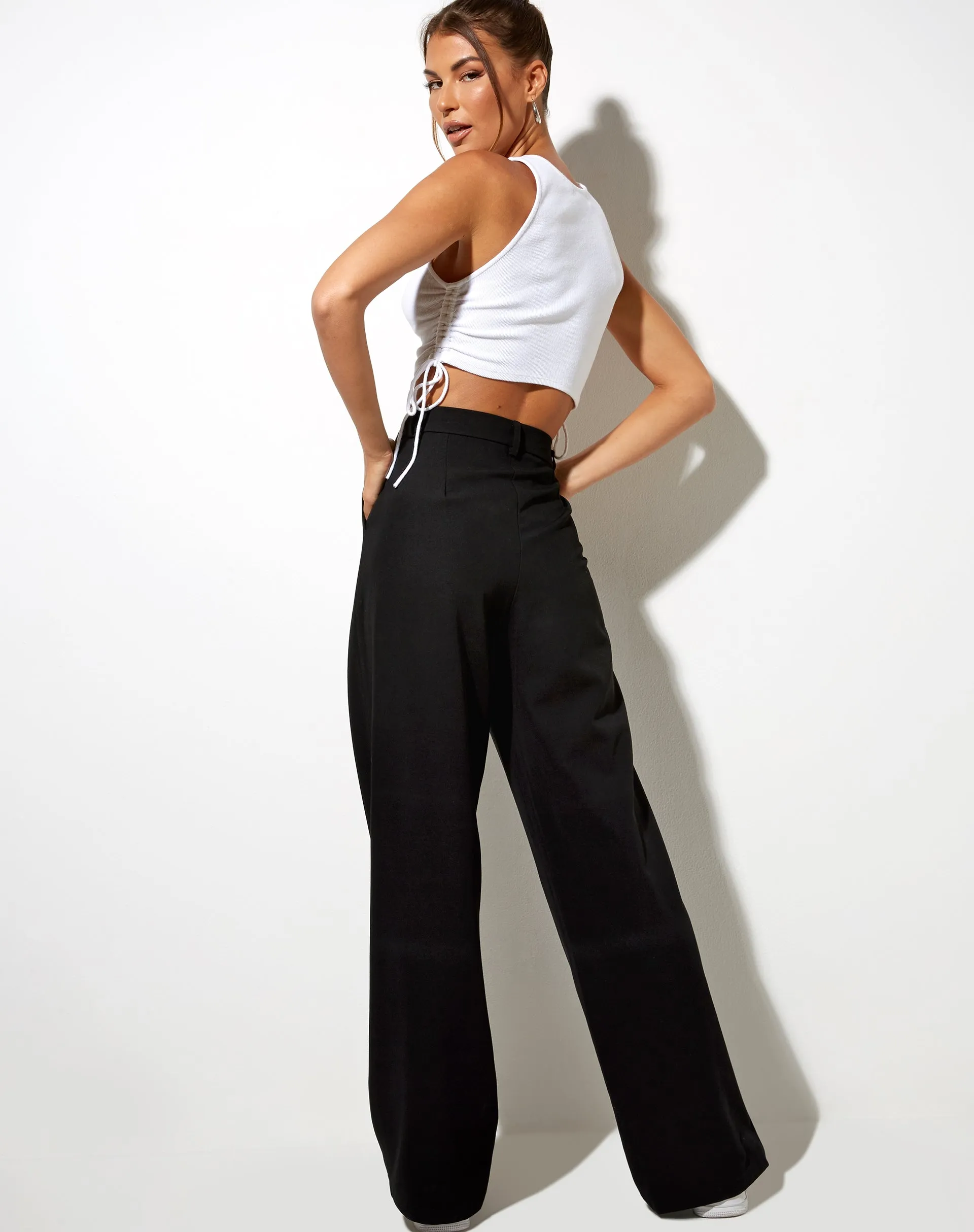 Sakila Trouser in Tailoring Black