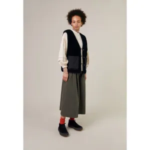 Sideline - Spin reversible vest - black shearling