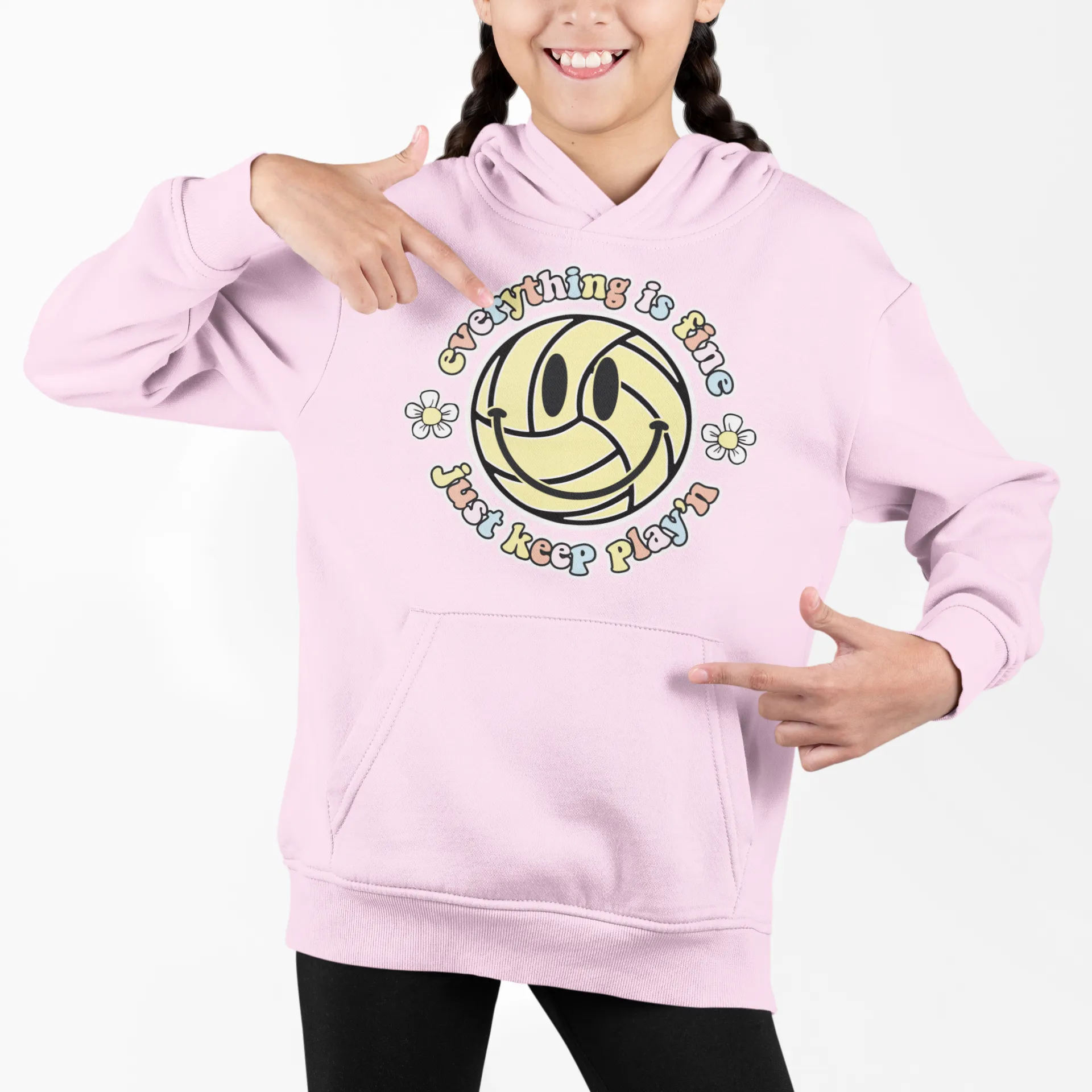 SMILE Volleyball Hooded Sweatshirt