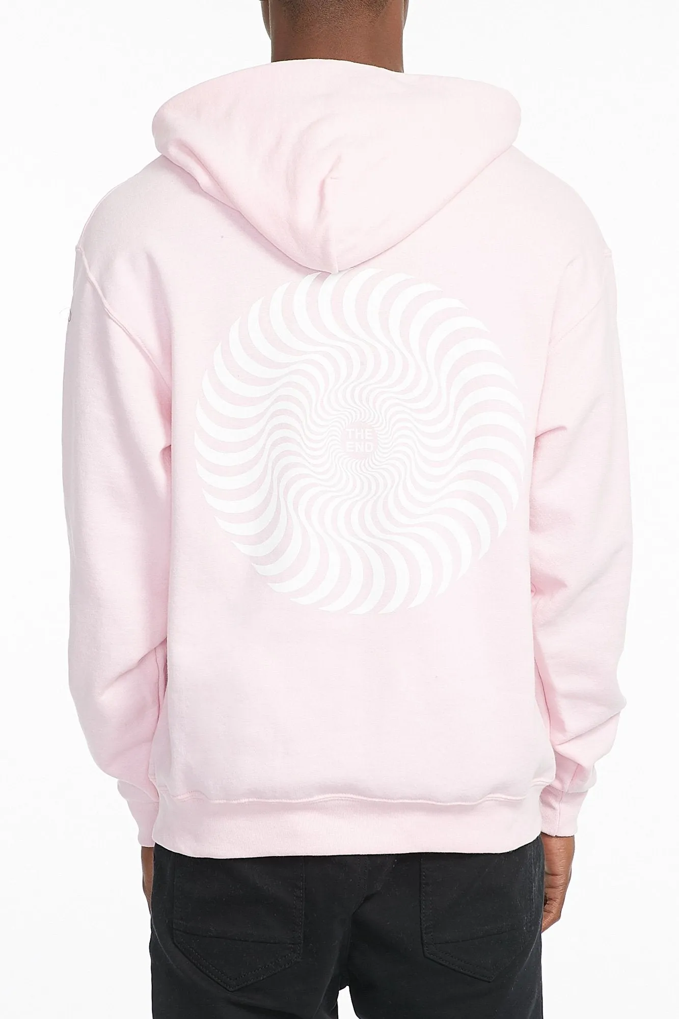 Spitfire Guys Pink Swirl Graphic Hoodie