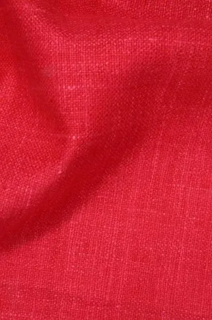 Strawberry Silk Linen (Matka) Fabric