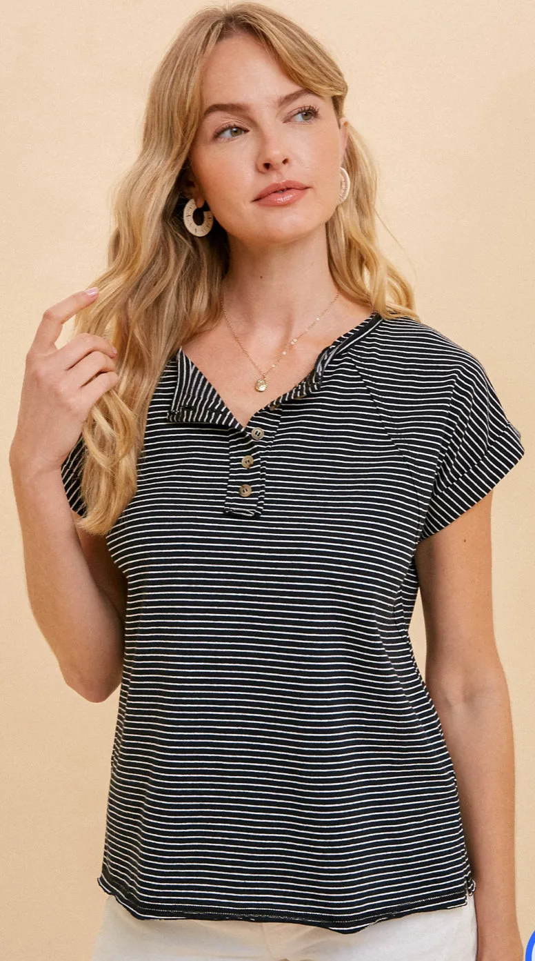 Striped Henley