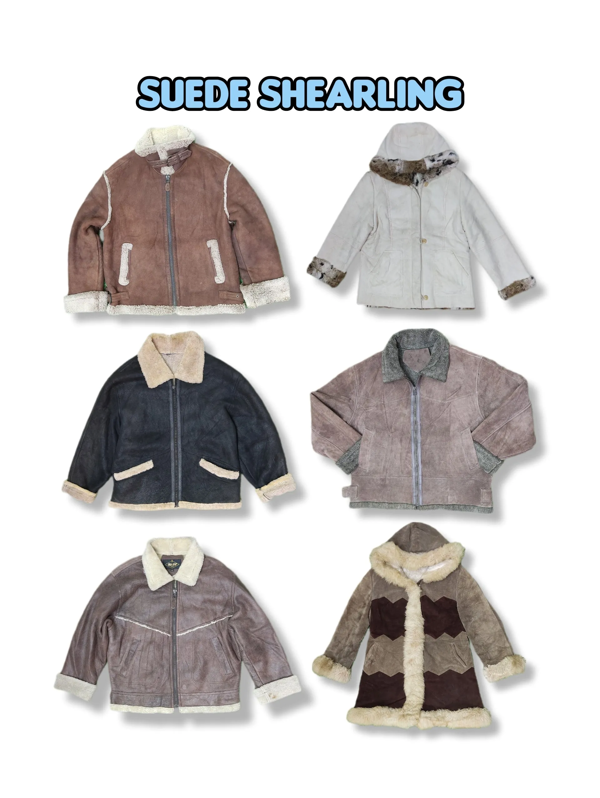 Suede Shearling 12 pcs