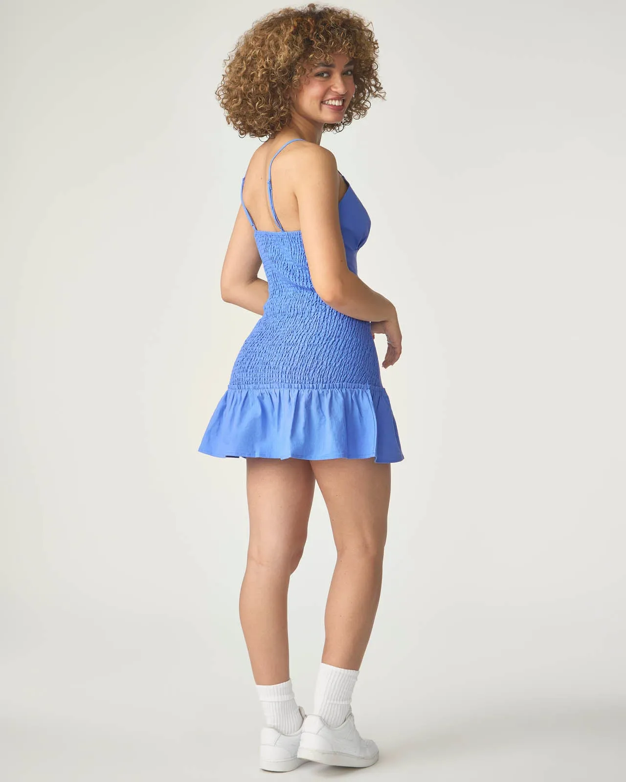 Sweet Solstice Smocked Flare Dress