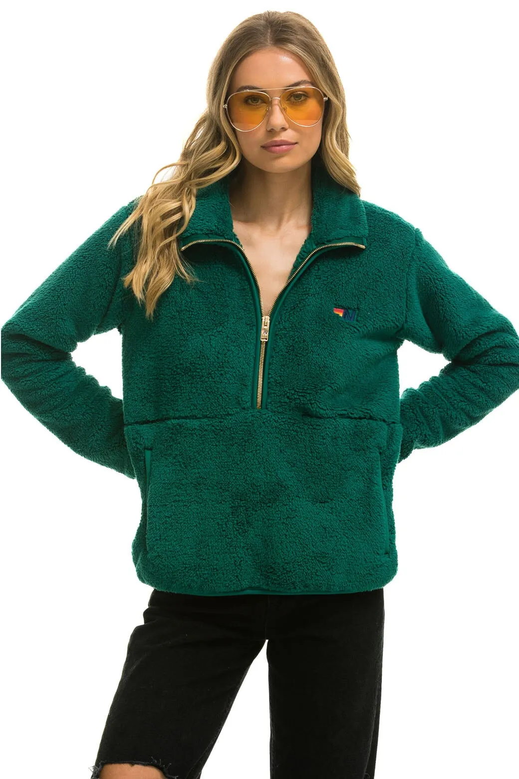 TEDDY UNISEX HALF ZIP JACKET - AMAZON