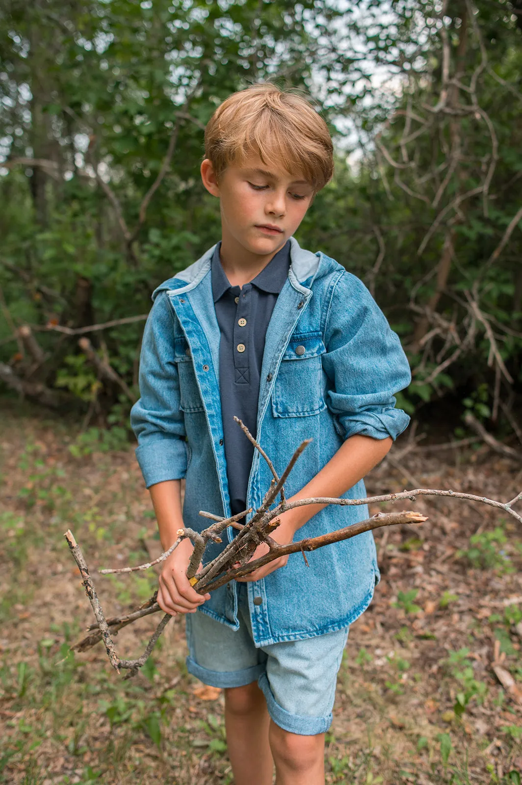 The Short Sleeve Polo Shirt - Ink - KIDS