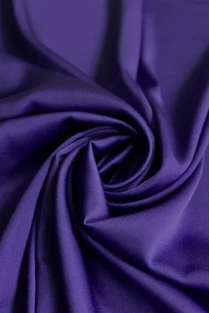 Triacetate Satin Backed Crepe in Purple