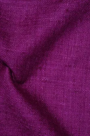 Violet Purple Silk Linen (Matka) Fabric