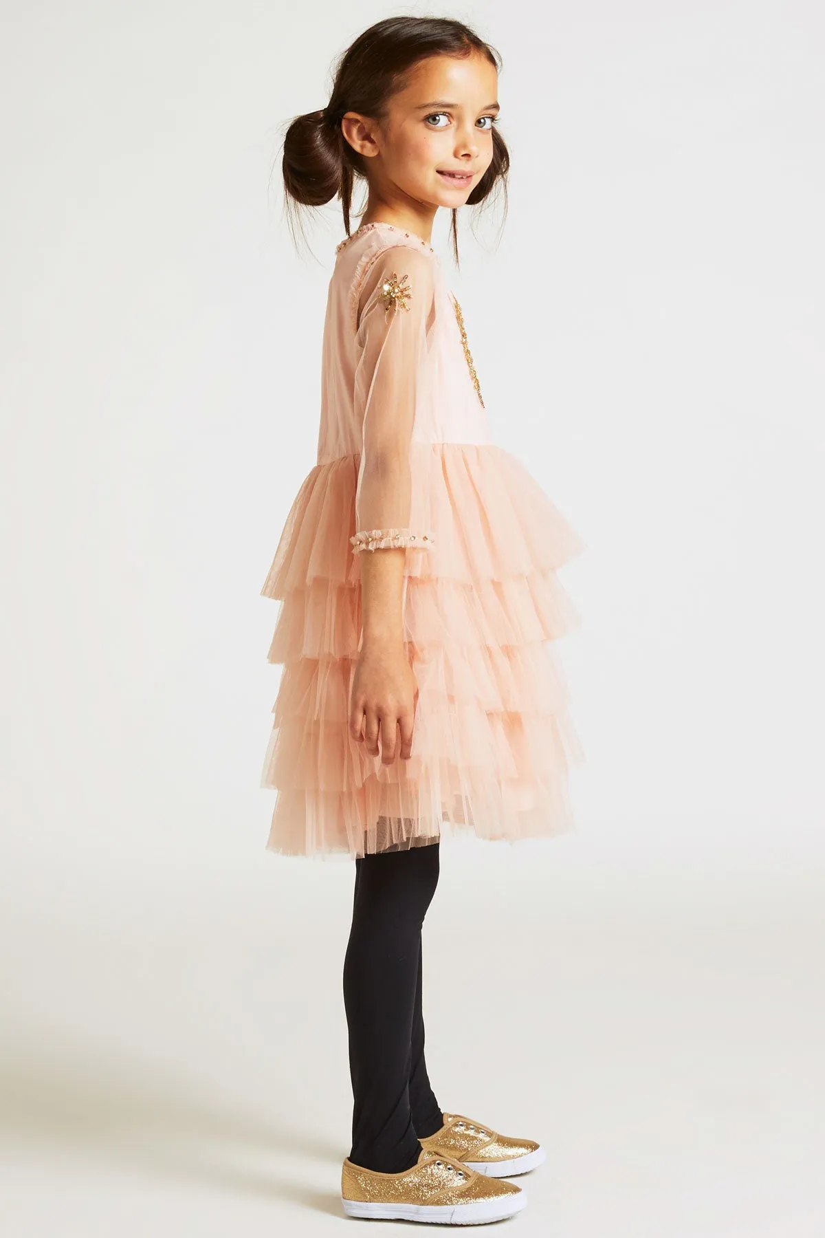 Wild & Gorgeous Moon Dance Girls Dress - Pink