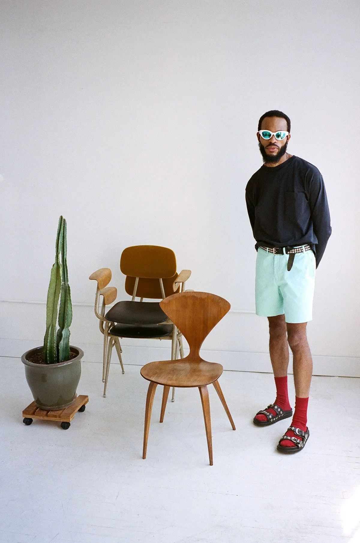 Yucca Green Shorts