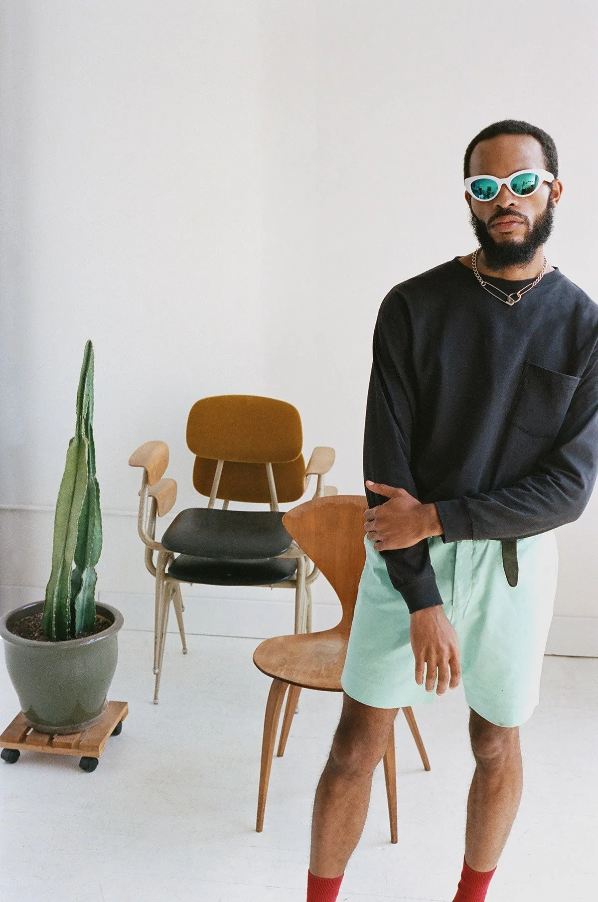 Yucca Green Shorts